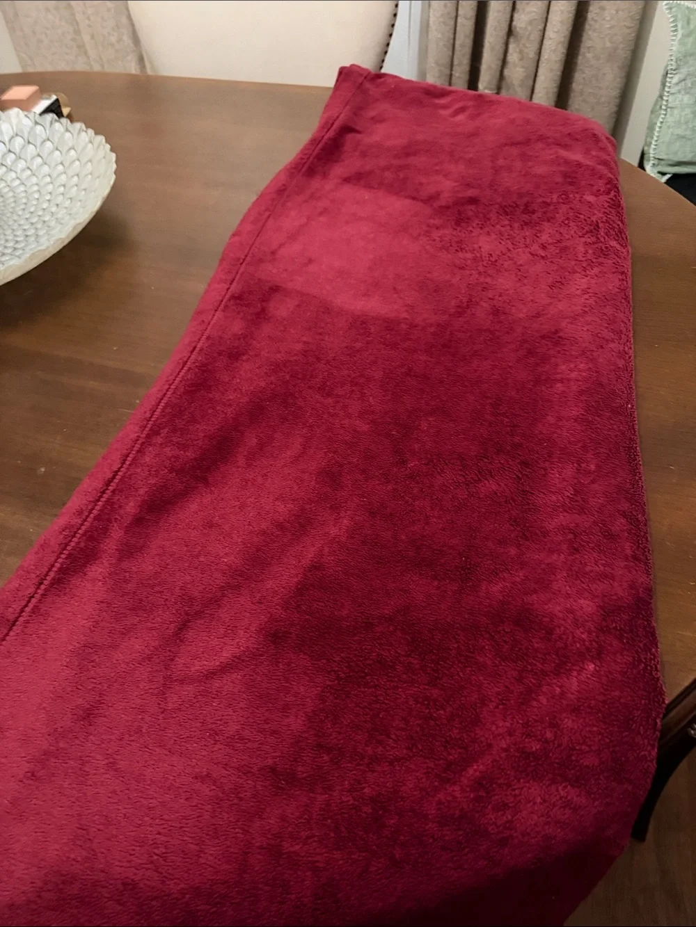 Berkshire 60x70 Plush Throw Blanket - Deep Burgundy